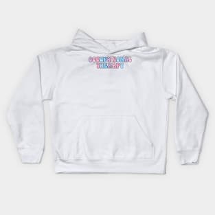 OT Bubble Letters Pastel Kids Hoodie